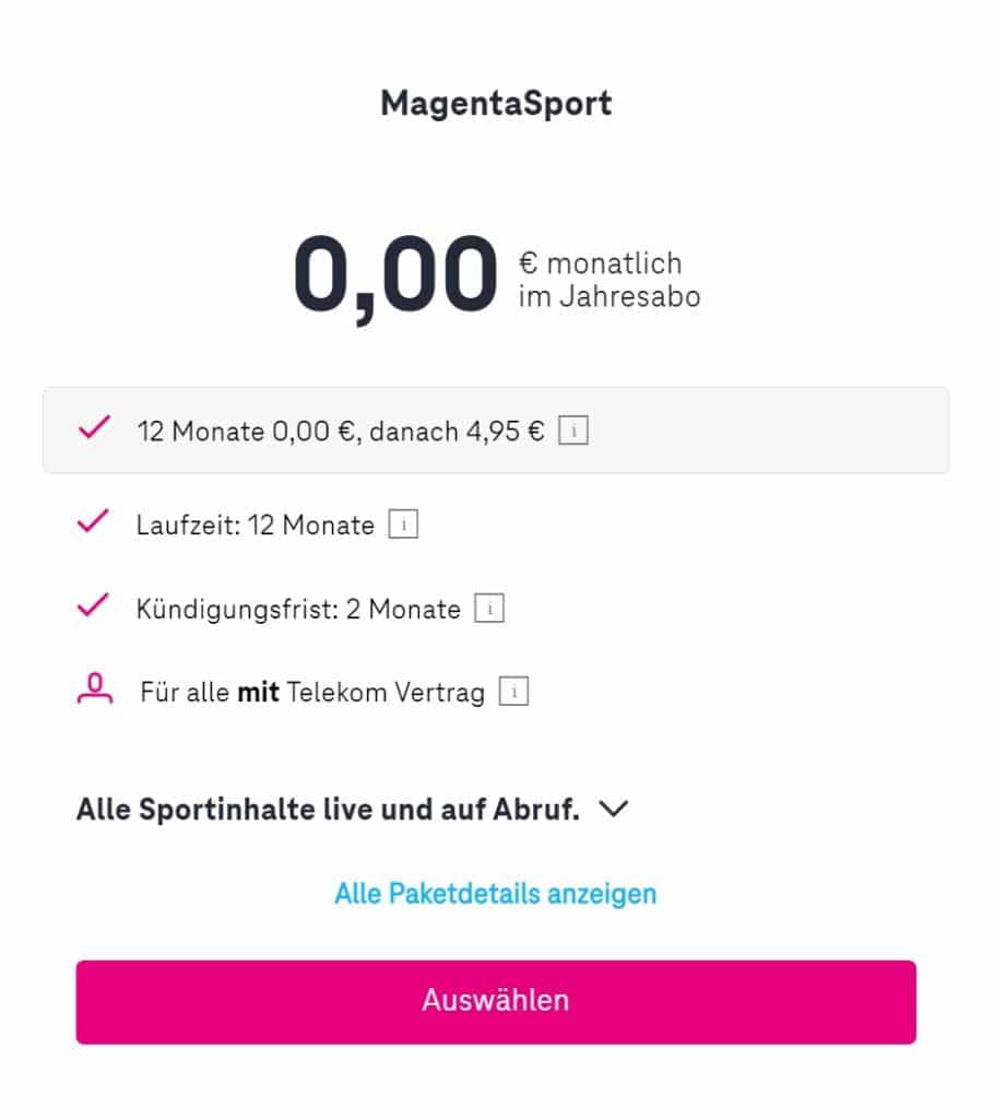 magenta-sport-angebot