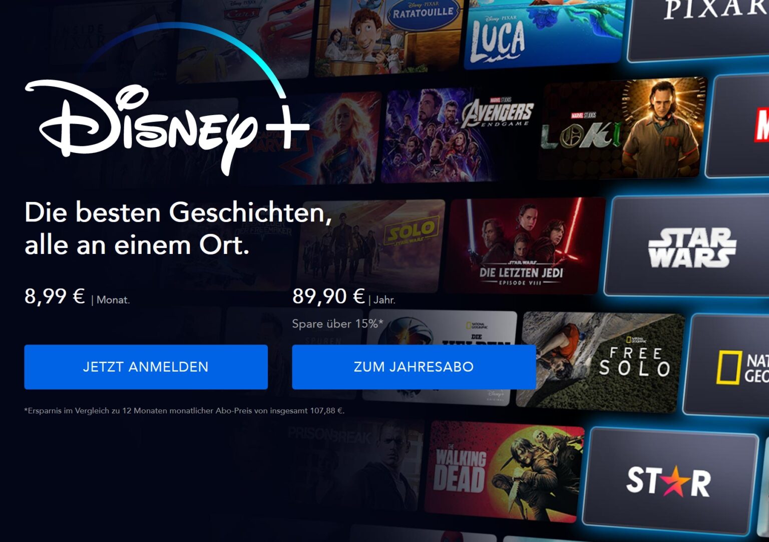 Disney+ Angebote ab 3€ (50 Rabatt) Dezember 2023