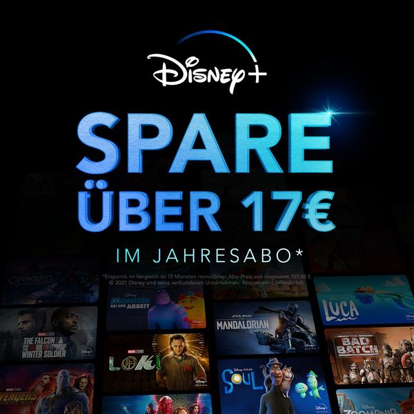 JETZT: Disney+ Angebot: 15% sparen – Nur 7,49€/Monat!
