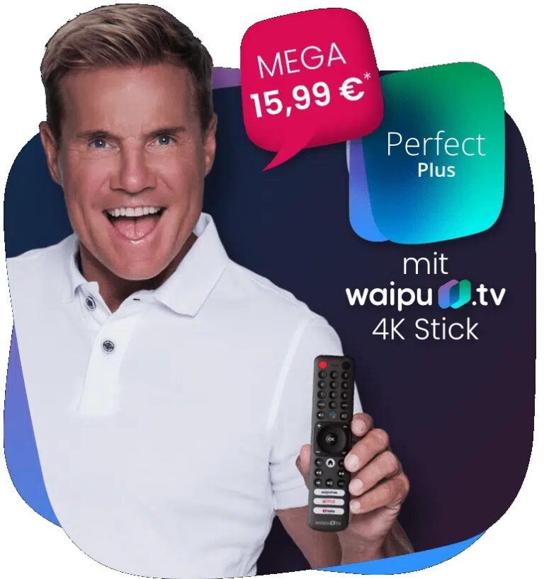 Waipu.tv 4K Stick Angebote JETZT 8€ Perfect Plus & waipu.tv 4K Stick!