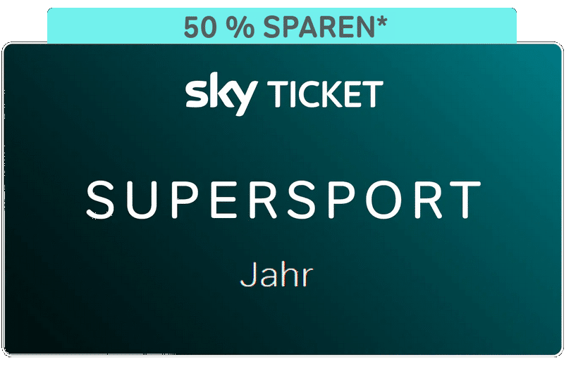 Sky Supersport Ticket | JETZT: nur 14,99€ mtl. im Jahresabo!