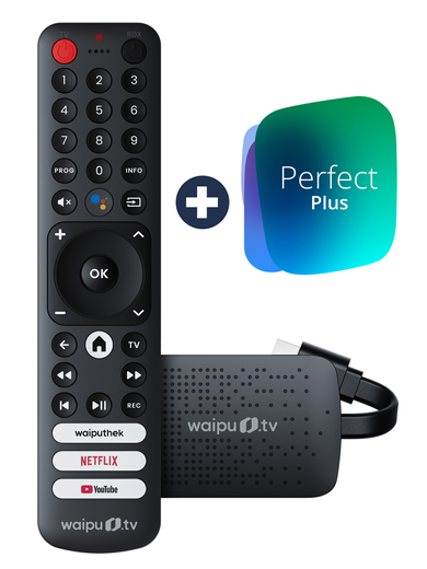 Waipu.tv 4K Stick Angebote - JETZT: 8€ Perfect Plus & waipu.tv 4K Stick!