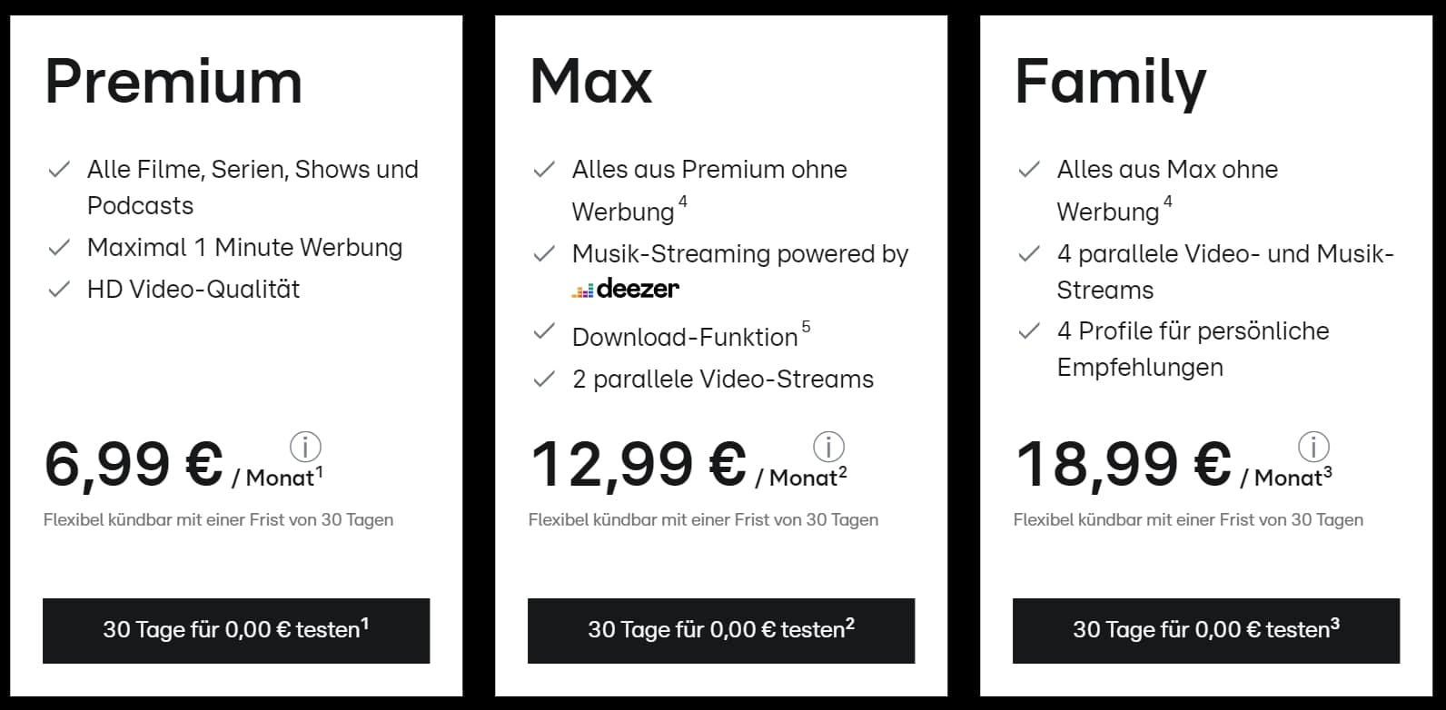 RTL+ Max jetzt 30 Tage kostenlos testen!