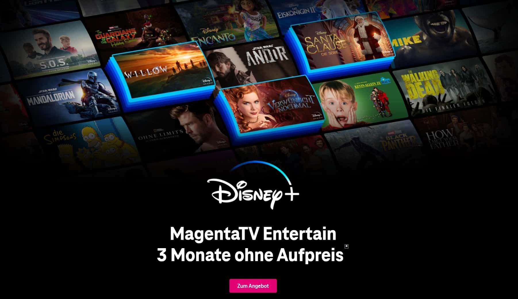 Disney+ Telekom Angebot nur 6€/Monat | Disney+ kostenlos bei MagentaTV Entertain
