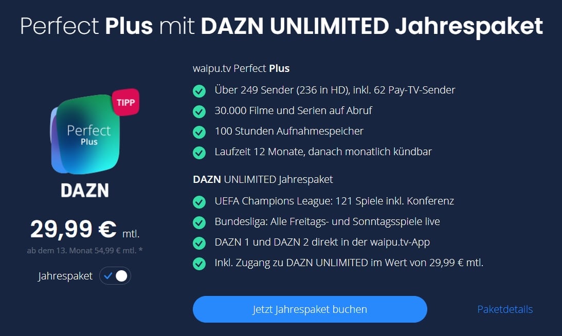 dazn-waipu-jahresabo-angebot
