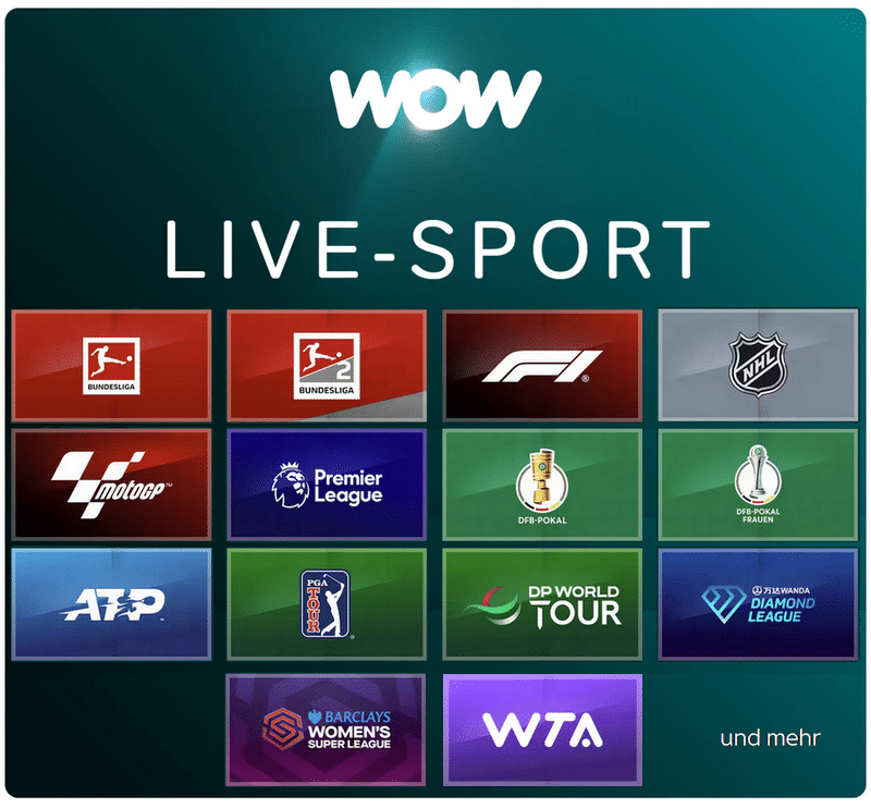 WOW Live-Sport Angebot | JETZT: ab 29,99€ mtl.