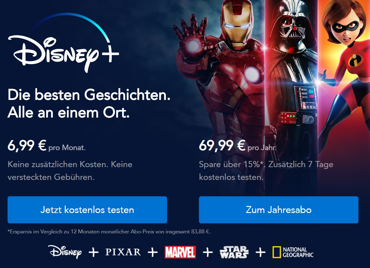 Disney+ Angebot Disney+ Angebot