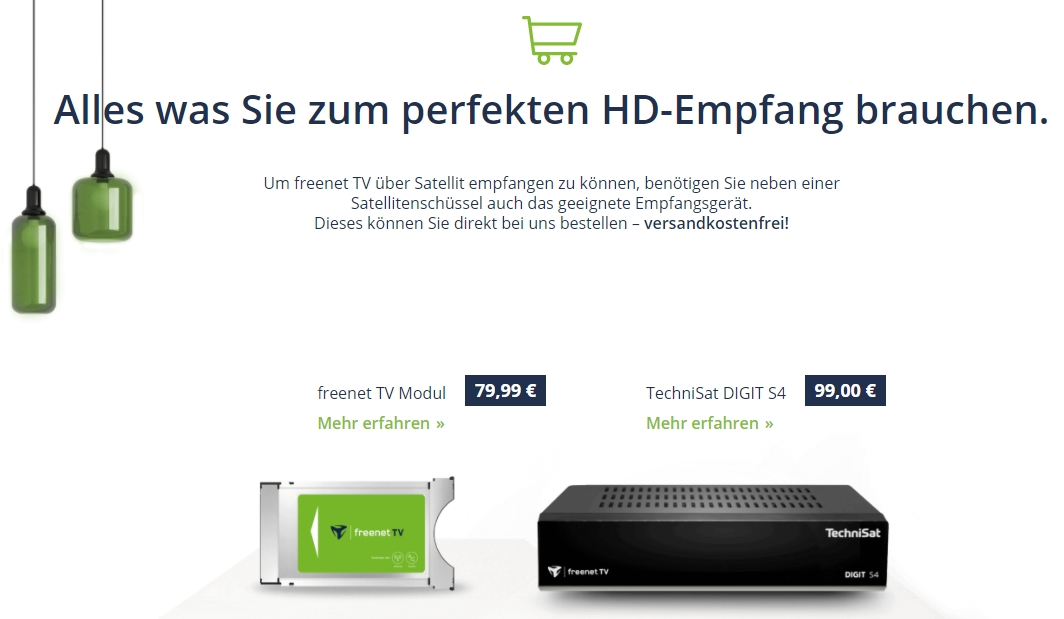 Freenet TV per Satellit