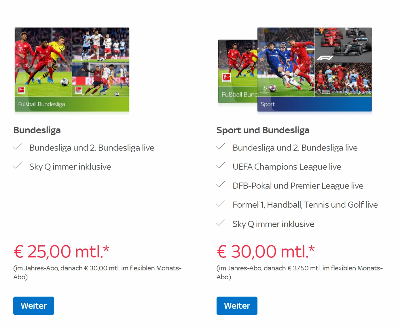 Sky Bundesliga Angebote ab 9,99€ | Saison 2020/21 LIVE ⚽ Jetzt sichern